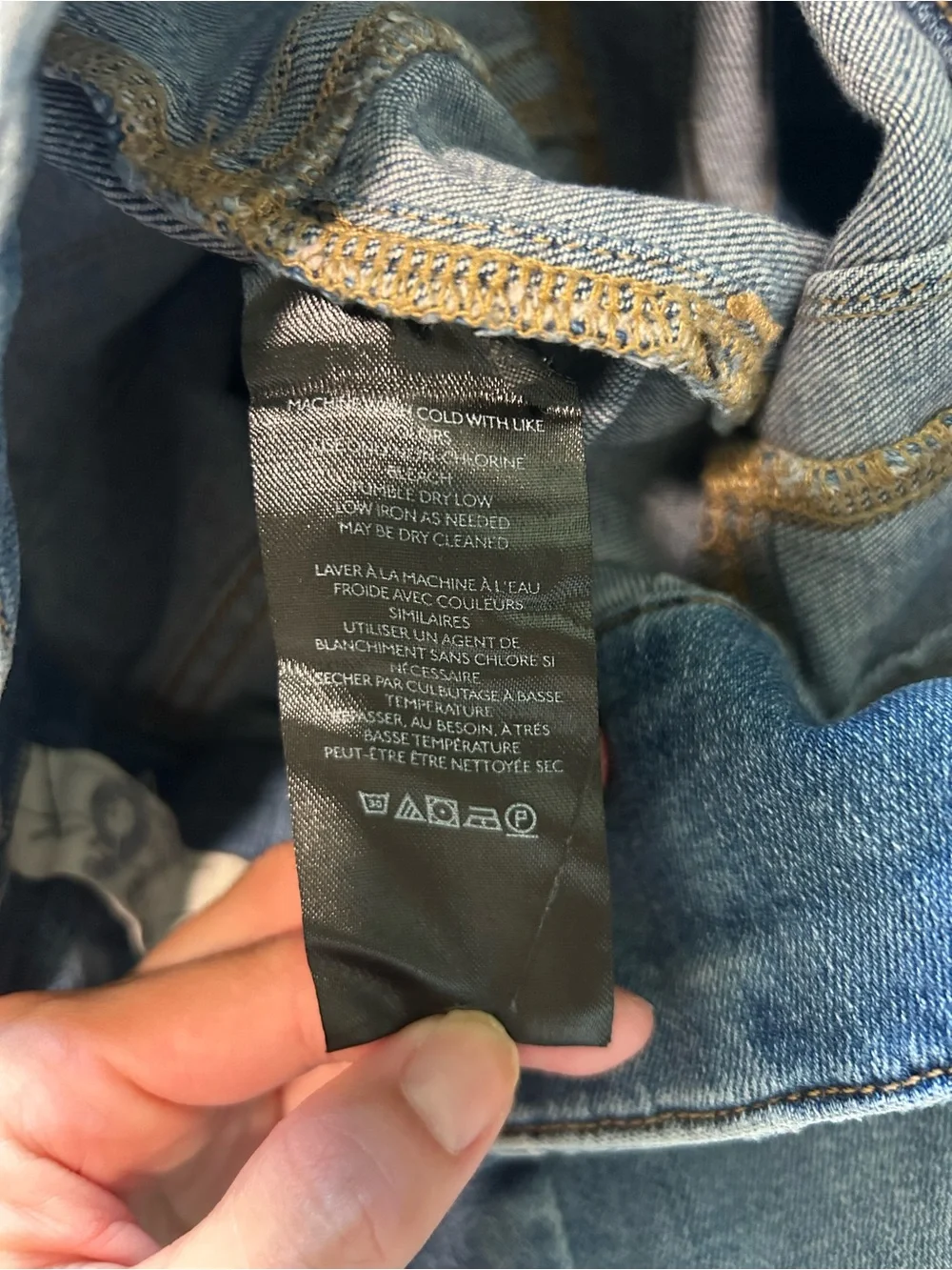 We The Free Jayde Flare Jeans Sunburst Blue Size 26